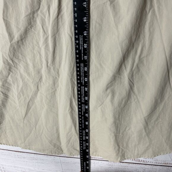 Columbia PFG Vented Shirt Mens Button Down Fishing XL Relaxed Beige Nylon - Picture 10 of 11